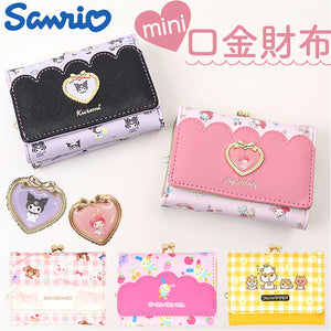 財布 サンリオ 三つ折り財布 通販 折りたたみ財布 三つ折財布 折り財布 折財布 がま口財布 口金 がま口 ガマ口財布 レディース財布 レディース 女の子 女子高生 学生