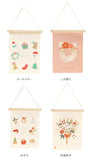 タペストリー 通販 刺繍 壁掛け ミニ 飾り 布 装飾 季節 オーナメント 壁面 掛け軸 ディスプレイ ナチュラル シンプル おしゃれ お洒落 かわいい 可愛い 玄関 リビング インテリア