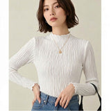 mitis Tシャツ ミティス 通販 ボトルネックロンT カットソー プルオーバー レディース 長袖 夏 春夏 春秋 ハイネック シンプル カジュアル メロートップス おしゃれ 女性 大人 オシャレ