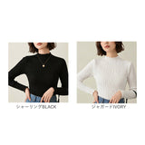 mitis Tシャツ ミティス 通販 ボトルネックロンT カットソー プルオーバー レディース 長袖 夏 春夏 春秋 ハイネック シンプル カジュアル メロートップス おしゃれ 女性 大人 オシャレ
