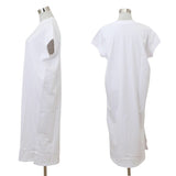 mitis ワンピース ミティス 通販 プチハイネックワンピース Tシャツワンピース レディース 半袖 夏 春夏 春秋 フレンチスリーブ モックネック シンプル カジュアル インド綿 おしゃれ