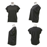 mitis Tシャツ ミティス 通販 プチハイネックTシャツ カットソー プルオーバー レディース 半袖 夏 春夏 春秋 フレンチスリーブ シンプル カジュアル インド綿 おしゃれ 女性 大人
