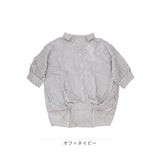 mitis シャツ ミティス 通販 スキッパーシャツ スキッパーブラウス ブラウス 夏 春夏 春秋 5分袖 五分袖 ドルマンスリーブ 7分袖 七分袖 レディース シンプル ゆったり インド綿 おしゃれ