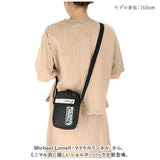 縦型 ショルダーバッグ 通販 マイケルリンネル ML-039 MICHAEL LINNELL ショルダーバック 斜めがけ バッグ バック ショルダーポーチ メンズ レディース カジュアル サブバッグ 軽量