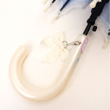 傘 キッズ 55cm 通販 55センチ キッズ傘 子供用傘 ビニール傘 子ども用傘 雨傘 長傘 小学校高学年 小学生 女の子 女子 ジャンプ傘 ワンタッチ傘 グラスファイバー かさ カサ かわいい