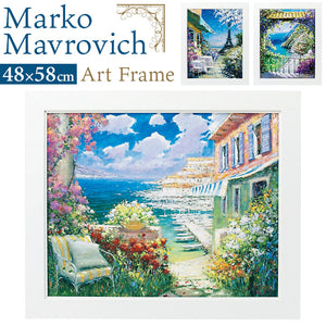 アートフレーム 通販 日本 壁飾り 壁掛けアート 絵画 W58x H48cm おしゃれ かわいい アートポスター 風景画 額入り 飾る 玄関 リビング 寝室 新生活 結婚祝い インテリア モダン 開店祝い
