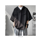 メンズ 半袖 パーカー 通販 フード付きシャツ 半袖tシャツ 半そで シャツ トップス 無地 ポケット カジュアル おしゃれ 無地tシャツ メンズtシャツ メンズファッション シンプル
