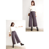 ガウチョパンツ 七分丈 通販 ワイドパンツ レディース レディースパンツ ズボン ずぼん ボトムス パンツ 7分丈 きれいめ 秋冬 ストライプ 秋 冬 おしゃれ オシャレ 通勤 通学 可愛い