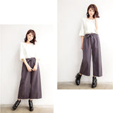 ガウチョパンツ 七分丈 通販 ワイドパンツ レディース レディースパンツ ズボン ずぼん ボトムス パンツ 7分丈 きれいめ 秋冬 ストライプ 秋 冬 おしゃれ オシャレ 通勤 通学 可愛い