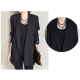 テーラードジャケット ロング レディース 通販 テーラード ジャケット アウター オフィスカジュアル 大きいサイズ きれいめ 長袖 体型カバー 春 春秋 フォーマル カジュアル 秋 冬 秋冬