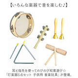 楽器 楽器玩具 5点セット 通販 キッズ タンバリン トライアングル 打楽器 おもちゃ 楽器おもちゃ 子供用 教育楽器 子供用楽器 楽器セット 音楽 ガラガラ ベル パーカッション 男の子