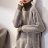 セーター レディース 秋冬 通販 ニットセーター タートルネック ニット 長袖 ハイネック 冬 秋 トップス タートルネックセーター おしゃれ 大人 可愛い クルーネック 厚手 シンプル