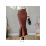 マーメイドスカート タイト 通販 スカート レディース ミモレ丈スカート リブニットスカート フレア ミモレ ロング マーメイド ボトムス ストレッチ 無地 秋冬 春 秋 冬 ol 通勤 大人