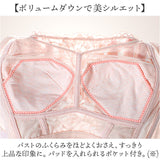 胸を小さく見せるブラ 通販 着痩せブラ 胸が小さく見えるブラ 小さく見えるブラジャー ブラジャー ホック インナー 下着 ブラ 肌着 レディース インナーウェア インナーウエア