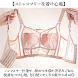 胸を小さく見せるブラ 通販 着痩せブラ 胸が小さく見えるブラ 小さく見えるブラジャー ブラジャー ホック インナー 下着 ブラ 肌着 レディース インナーウェア インナーウエア