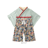 袴 ロンパース ベビー 通販 ベビー服 ベビー袴 はかま 袴ロンパース 和装 和服 袴風 着物 衣装 正装 子供服 子ども服 お食い初め 100日祝い フォーマル 赤ちゃん 女児 男児 女の子 男の子