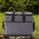 保冷保温 バッグ 35L 通販 クーラーバッグ 大容量 保温バッグ 保冷バッグ 手提げ 肩掛け 折りたたみ 折り畳み ショルダー ボックス型 ハンドバッグ ショルダーバッグ アウトドア キャンプ