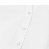 ブラウス 長袖 レディース 通販 シャツ Yシャツ 事務服 制服 婦人服 フォーマル スーツ Vネック 無地 スリム ビジネス オフィス トップス 大人 シンプル リクルート 女性 就活 OL 通勤