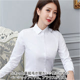 ブラウス 長袖 レディース 裏起毛 通販 シャツ Yシャツ 事務服 制服 婦人服 フォーマル スーツ Vネック 無地 スリム 暖かい あたたかい あったか ビジネス オフィス トップス 大人