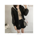 シアー ブルゾン 通販 アウター ジャケット 羽織 羽織り 上着 長袖 ジャンパー ゆったり ショート丈 通勤 通学 透け感 光沢感 冷房対策 カジュアル 春 夏 秋 上品 きれいめ エレガント