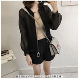 シアー ブルゾン 通販 アウター ジャケット 羽織 羽織り 上着 長袖 ジャンパー ゆったり ショート丈 通勤 通学 透け感 光沢感 冷房対策 カジュアル 春 夏 秋 上品 きれいめ エレガント