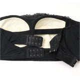 チューブトップ ブラ 通販 チューブブラ ストラップレス ストラップなし ブラトップ 胸を抑える 胸を小さく見せる 胸パッド 下着 カップ付き ノンワイヤー ワイヤーなし レース