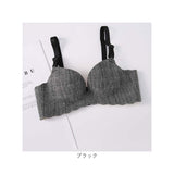 ブラジャー チェック柄 ノンワイヤー 通販 ノンワイヤーブラジャー シームレスブラジャー ノンワイヤーブラ シームレス 楽 格子柄 調節可能 肌に優しい チェック おしゃれ やわらかい