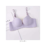 ブラジャー チェック柄 ノンワイヤー 通販 ノンワイヤーブラジャー シームレスブラジャー ノンワイヤーブラ シームレス 楽 格子柄 調節可能 肌に優しい チェック おしゃれ やわらかい