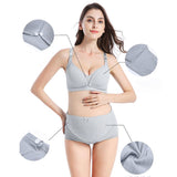 授乳ブラ ショーツ セット 通販 マタニティ 授乳ブラジャー マタニティショーツ ブラジャー ノンワイヤー ブラショーツセット 授乳 ブラ インナー 下着 レディース 垂れ防止 マタニティー