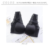 ブラジャー フロントホック レース 通販 3/4カップブラ ナイトブラ フロントホックブラ ノンワイヤーブラ ワイヤレスブラ ブラ ランジェリー インナー 前開き 前ホック セクシー