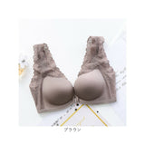 ブラジャー フロントホック レース 通販 3/4カップブラ ナイトブラ フロントホックブラ ノンワイヤーブラ ワイヤレスブラ ブラ ランジェリー インナー 前開き 前ホック セクシー