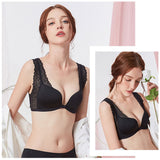 ブラジャー フロントホック レース 通販 3/4カップブラ ナイトブラ フロントホックブラ ノンワイヤーブラ ワイヤレスブラ ブラ ランジェリー インナー 前開き 前ホック セクシー