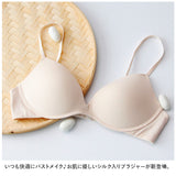 ノンワイヤー ブラ シルク 通販 Tシャツブラ ノンワイヤーブラ ノンワイヤーブラジャー ブラジャー ブラ 下着 超軽量 脇高 軽量 ストレスフリー らくちん ノンワイヤー ワイヤレス 吸汗