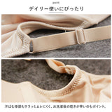 ノンワイヤー ブラ シルク 通販 Tシャツブラ ノンワイヤーブラ ノンワイヤーブラジャー ブラジャー ブラ 下着 超軽量 脇高 軽量 ストレスフリー らくちん ノンワイヤー ワイヤレス 吸汗