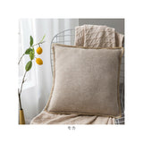 クッションカバー 45×45cm 通販 クッション カバー おしゃれ オシャレ 麻 リネン シンプル 無地 ナチュラル スクエア 角型 洗える 座布団カバー ソファ リビング 寝室 新生活 模様替え