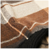 ニットカーディガン レディース おしゃれ 通販 ニット カーディガン 重ね着 カーデ 羽織り 羽織 チェック チェック柄 ボタン ハイネック タッセル ショール フェイクツーピース 長袖 春