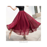 シフォンスカート ロング レディース 通販 チュールスカート レディーススカート ロングスカート スカート フレアスカート フレア ギャザー ロング丈 マキシ ウエストゴム きれいめ