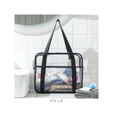 透明 ビニールバッグ 通販 トートバッグ トートバック ショルダーバッグ ビニールバック ショルダー プールバッグ プールバック 大容量 大きめ クリアバッグ 多機能 収納 かわいい