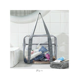 透明 ビニールバッグ 通販 トートバッグ トートバック ショルダーバッグ ビニールバック ショルダー プールバッグ プールバック 大容量 大きめ クリアバッグ 多機能 収納 かわいい