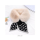 差し込み マフラー キッズ 通販 襟巻き ファー ティペット 首巻き えりまき 付け襟 つけ襟 スヌード ネックウオーマー 女の子 かわいい 可愛い もこもこ ふわふわ あったか 防寒