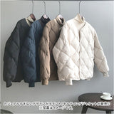キルティングジャケット レディース ショート ミドル 通販 キルティング ジャケット 羽織 羽織り 上着 ダウンジャケット アウター ノーカラー 中綿 ダウン 防寒 体型カバー ゆったり