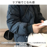 キルティングジャケット レディース ショート ミドル 通販 キルティング ジャケット 羽織 羽織り 上着 ダウンジャケット アウター ノーカラー 中綿 ダウン 防寒 体型カバー ゆったり