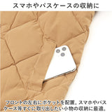 キルティングジャケット レディース ショート ミドル 通販 キルティング ジャケット 羽織 羽織り 上着 ダウンジャケット アウター ノーカラー 中綿 ダウン 防寒 体型カバー ゆったり