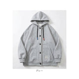 パーカー メンズ 長袖 フード付き 通販 スウェット スウエット メンズスウェット 上着 うわぎ 羽織り 羽織 ジャケット ボタン 前開き 普段使い ゆったり カジュアル トップス アウター