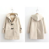 ダッフルコート キッズ コート スクール 通販 スクールコート 制服 オーバー ミディアム丈 ミディアム フード付き フード 裏地綿 中綿 厚手 あったか あたたかい 暖かい ジュニア 学生