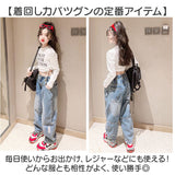 デニムパンツ キッズ 女の子 通販 テーパードパンツ ジーパン ジーンズ 長ズボン ズボン パンツ 子供服 動きやすい 楽ちん デニム ウエストゴム 通気性 女児 ポケット シンプル