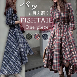 フィッシュテール シャツワンピース レディース 通販 ワンピース ワンピ ロングワンピース ロングワンピ マキシ丈ワンピース マキシワンピース マキシワンピ マキシ丈ワンピ