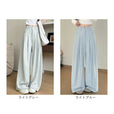 ワイドパンツ レディース きれいめ 通販 ワイド パンツ ズボン 長ズボン ロングパンツ ボトムス ボタン ロング丈 ロング ゆったり おしゃれ 大人 女子 女性 通勤 オフィス 上品 清涼感