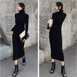 ニットワンピース タイト リブニット 通販 ワンピース ロング ロング丈 タイトスカート 長袖ワンピース 長袖 ロングスカート タートルネック ワンピ ロングワンピース ロングワンピ