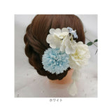 髪飾り 花 通販 花飾り ヘアアクセサリー 3点セット セット 垂れ パール ダリア 造花 髪かざり ヘアアレンジ 成人式 卒業式 袴 振袖 和装 着物 お祭り 浴衣 女の子 七五三 結婚式 スーツ